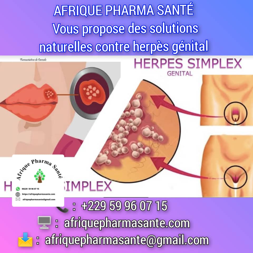 Remède naturel de l'Herpès génital : Causes, symptômes et traitement naturel disponible chez AFRIQUE PHARMA SANTÉ