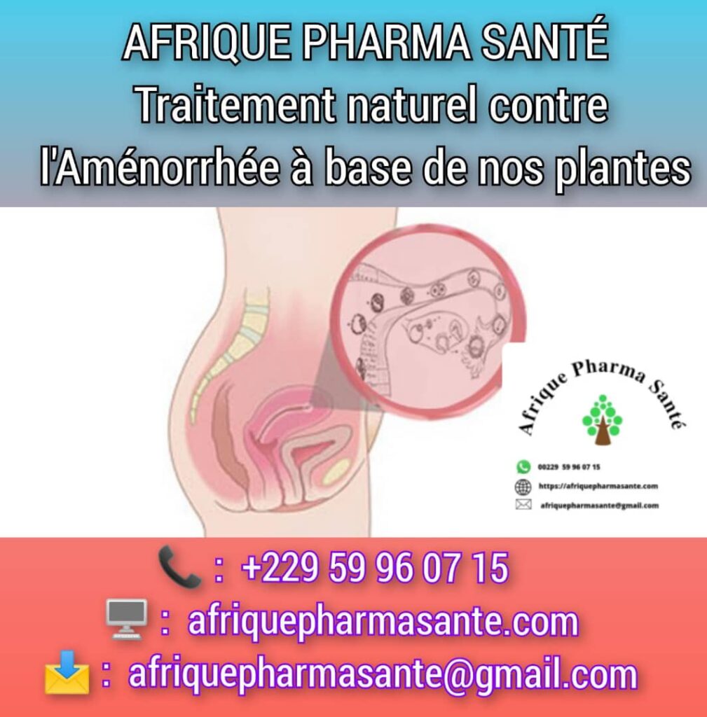 Recette et Traitement Naturel de l'Aménorrhée chez Afrique Pharma Santé