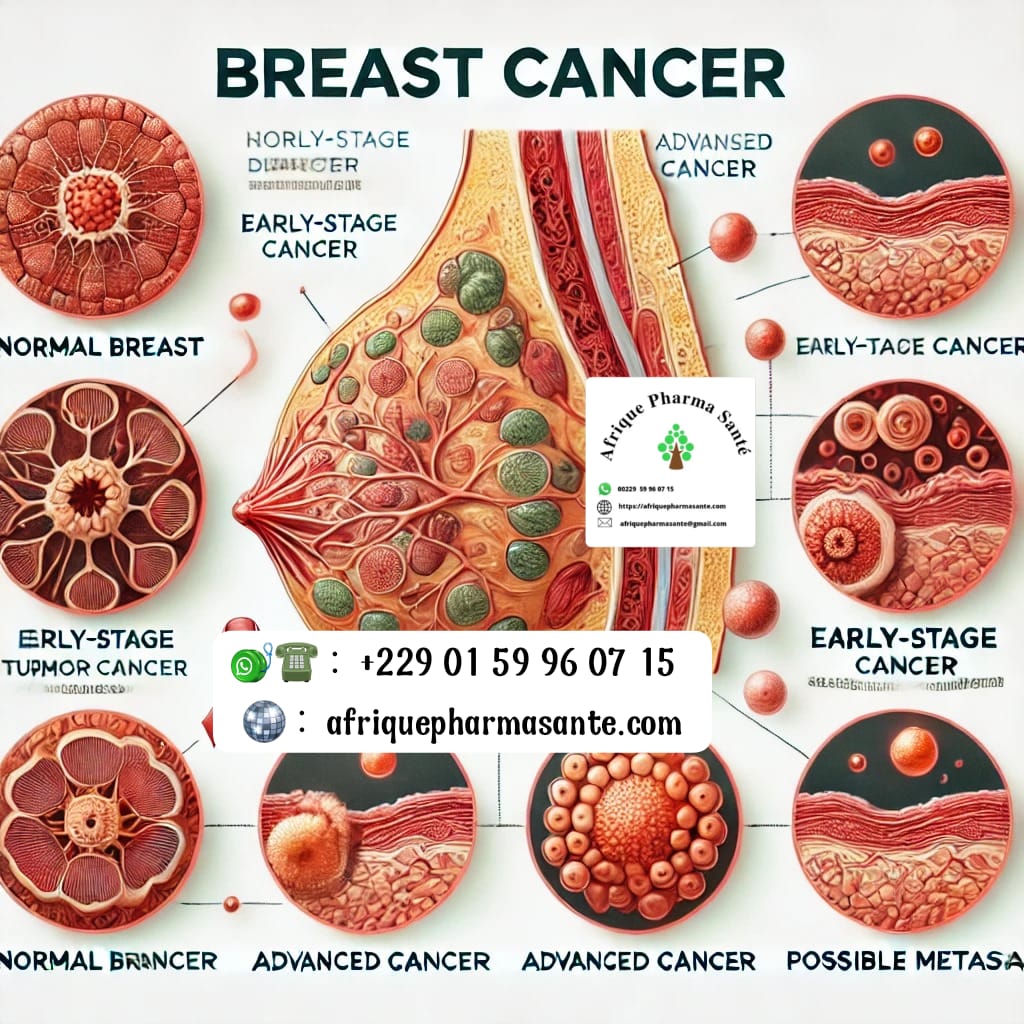 Traitement naturel et efficace contre le cancer du sein, solution bio d’Afrique Pharma Sante